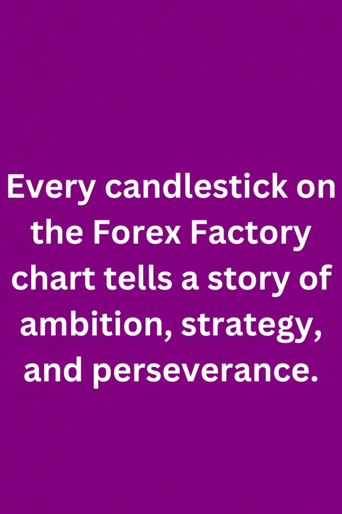 Every candlestick on the Forex Factory chart tells a story of ambition, strategy, and perseverance.